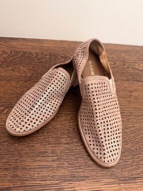 Slide in perforated loafers by Trask